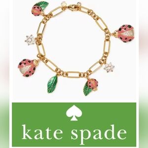 kate spade Pink Ladybug Charm Bracelet